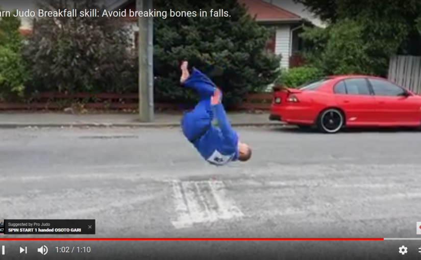 Youtube Video of the Month – Martial Arts Ukemi, Break Falling on Concrete